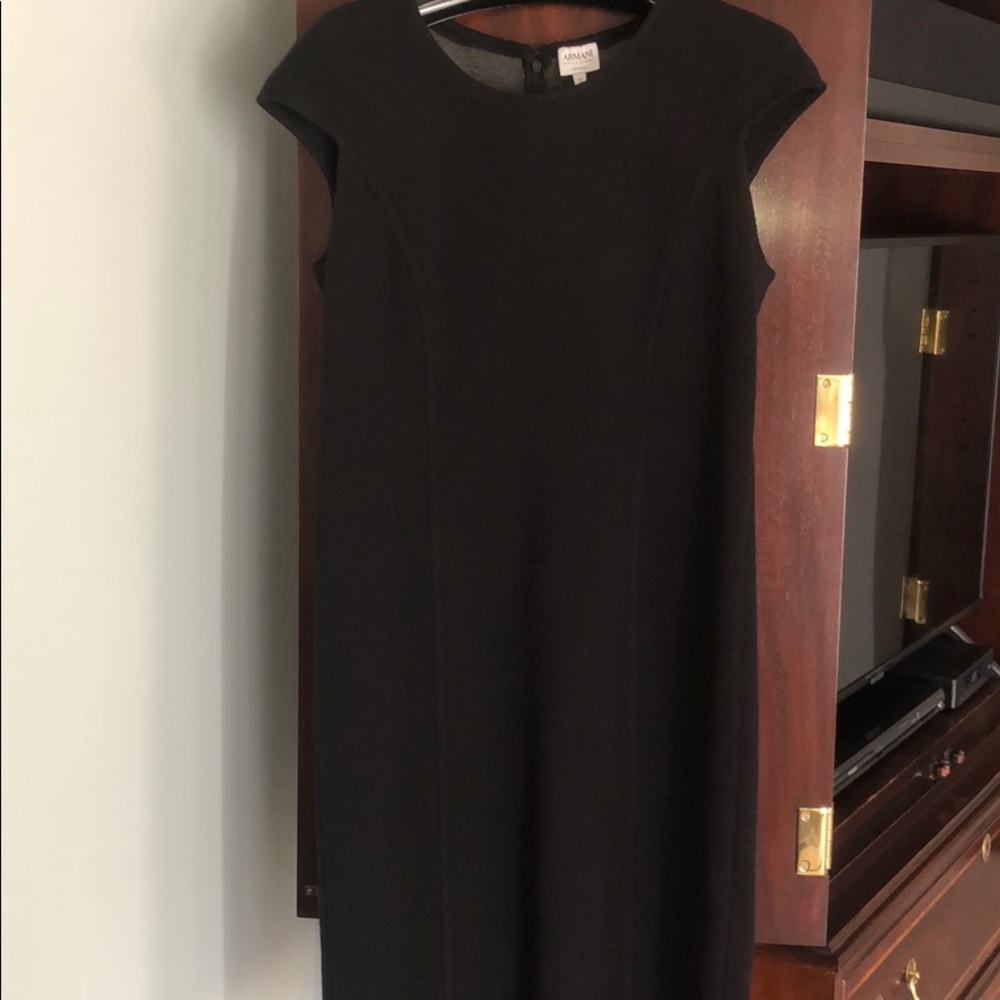Armani Collezioni black dress